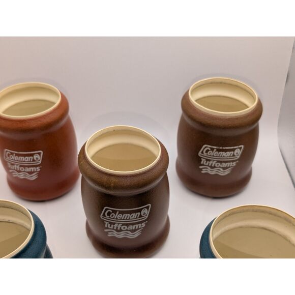 Vintage Coleman Tuffoams Can Koozie Bundle of 5 - Picture 4 of 9
